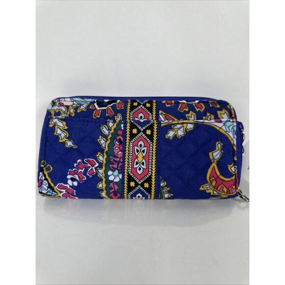 NWT Vera Bradley Romantic Paisley Iconic RFID Accordion Wrislet Wallet - Picture 5 of 10